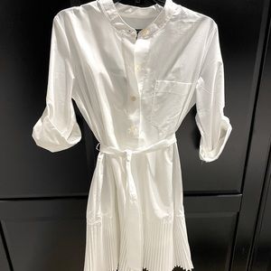 Banana Republic S, white summer dress.
